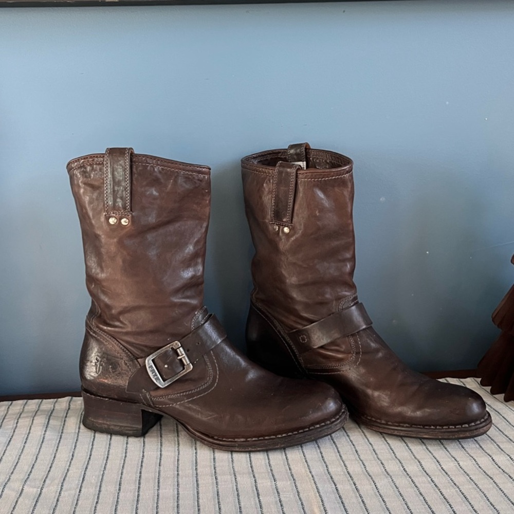 Frye Martina Engineer Short Boot